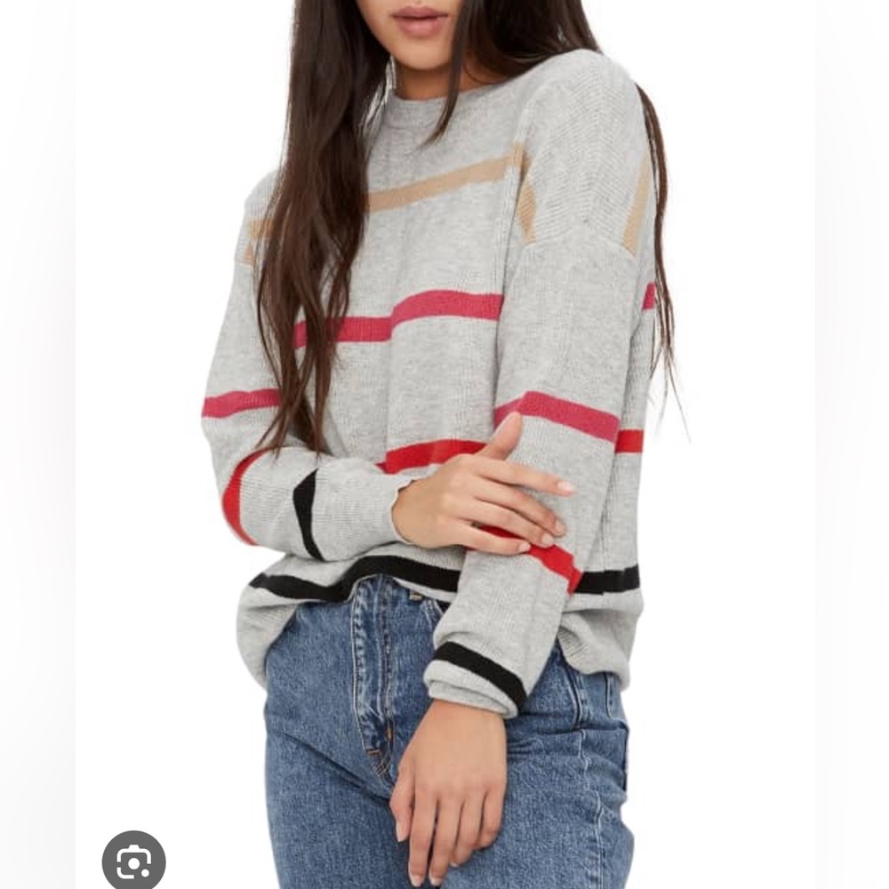 Michael Stars Sammi stripe wool blend sweater